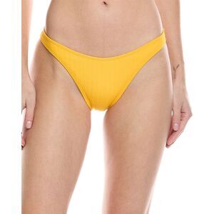 Vitamin A Womens  California High-Leg Bikini Bottom, Yellow